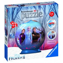 Puzzle 3D Frozen II, 72 piese Ravensburger